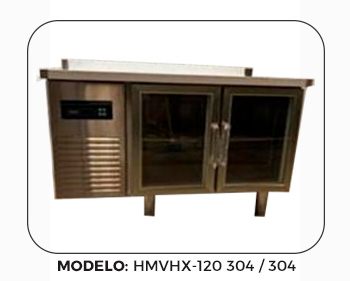 Mostrador refrigerado puertas vidriadas